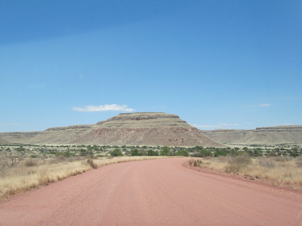 Kalahari Desert 4x4 route in Namibia.