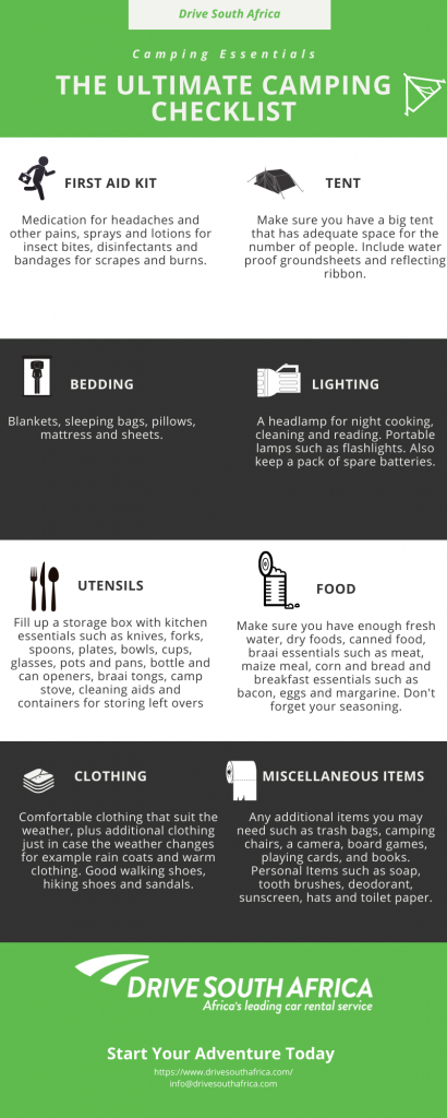 camping checklist: what you need