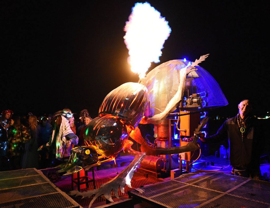 One of the awesome Afrikaburn Space Trucks | Photo credits: Dung Beetle crew
