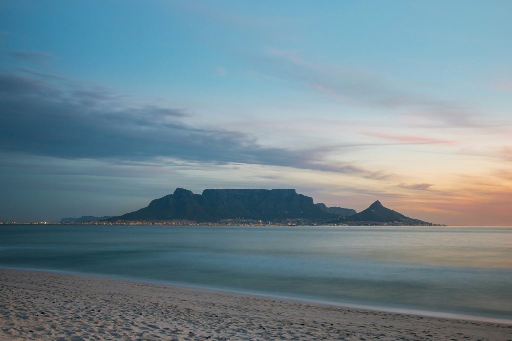 Table Mountain in Cape Town.