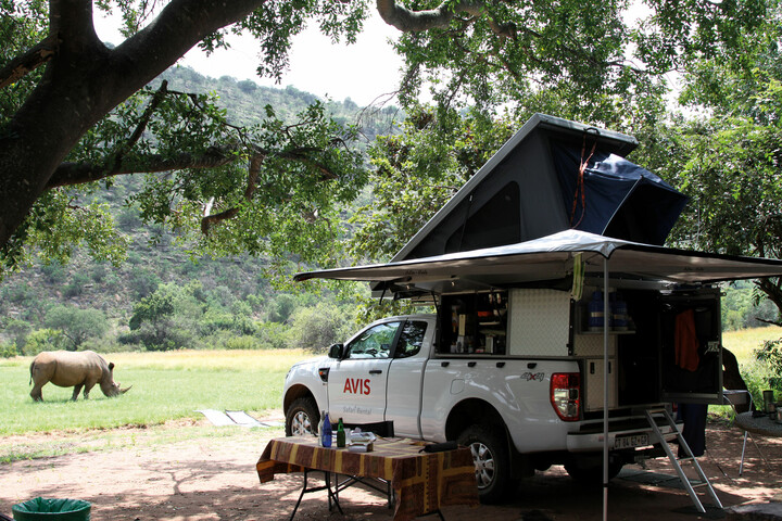 Camping equipped 4x4 rental on a self-drive safari.