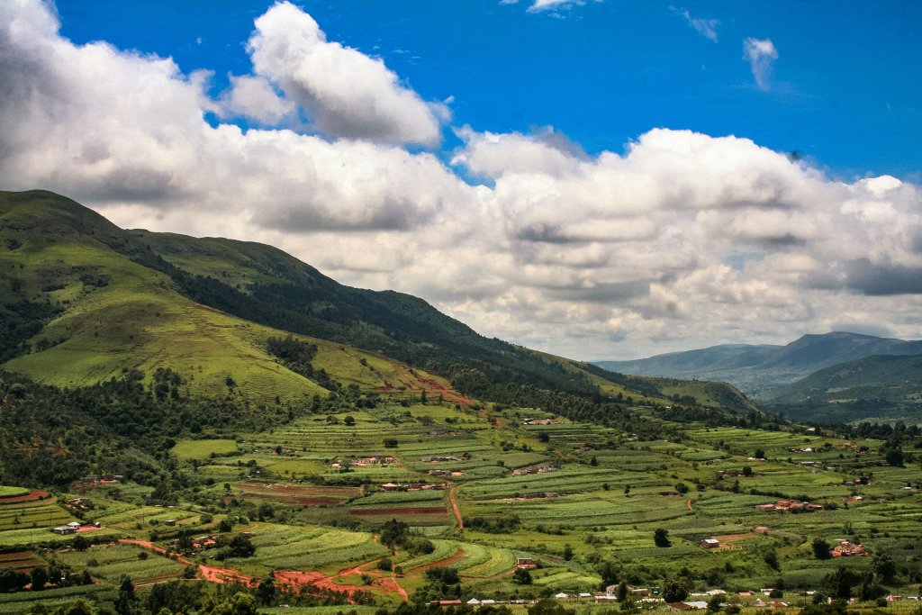 A view of the Mhlab'bovu landscape, eSwatini.