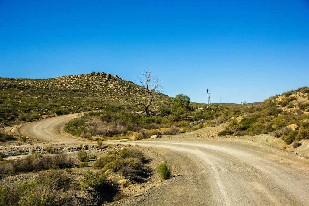 Gravel road in the Karoo.