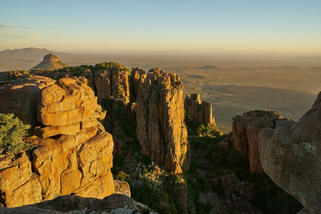 View of Camdeboo National Park close to Graaf-Reinet.