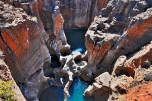 Bourke's Luck Potholes in the Blyde River Canyon, South Africa.