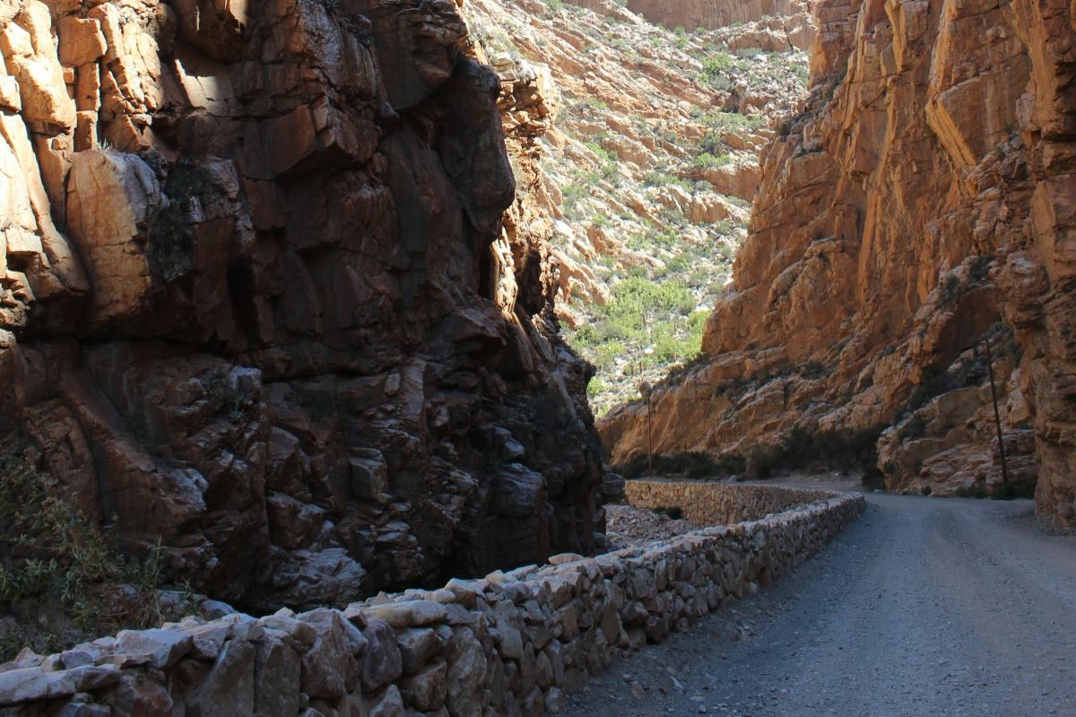 A section of the Swartberg Pass.