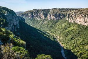 Aerial view of Lake Eland Game Reserve