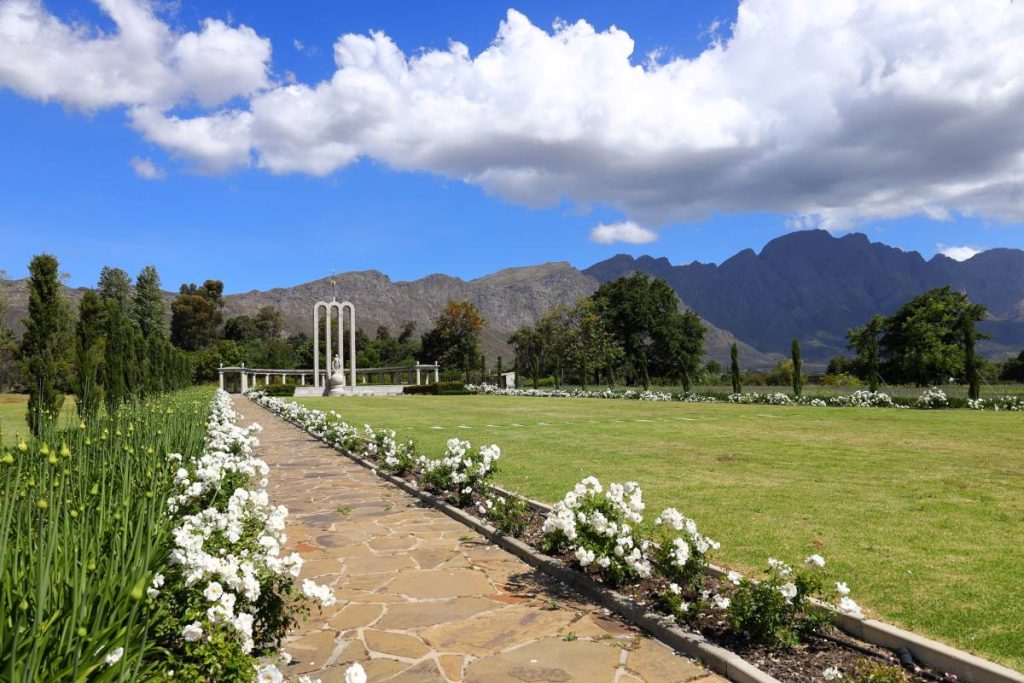 The Huguenot Monument in Franschhoek.