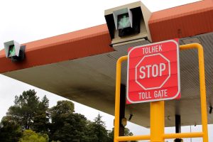 A toll gate in South Africa.