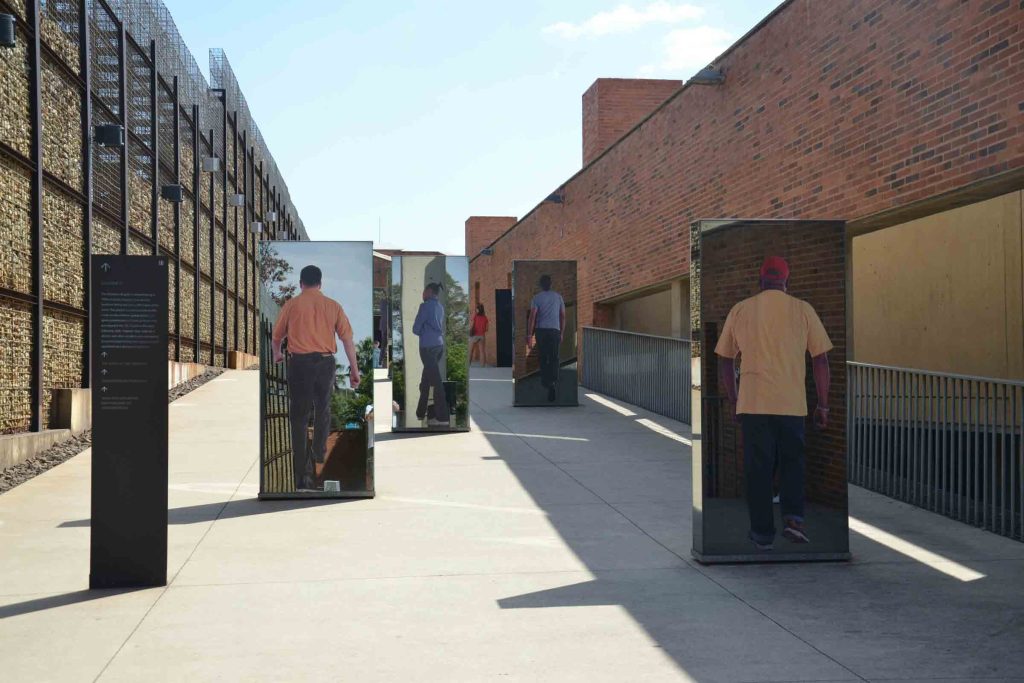 A section of the Apartheid Museum.