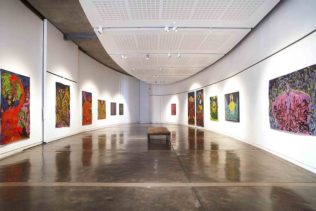 The inside of the Everard Read Gallery in Johannesburg.