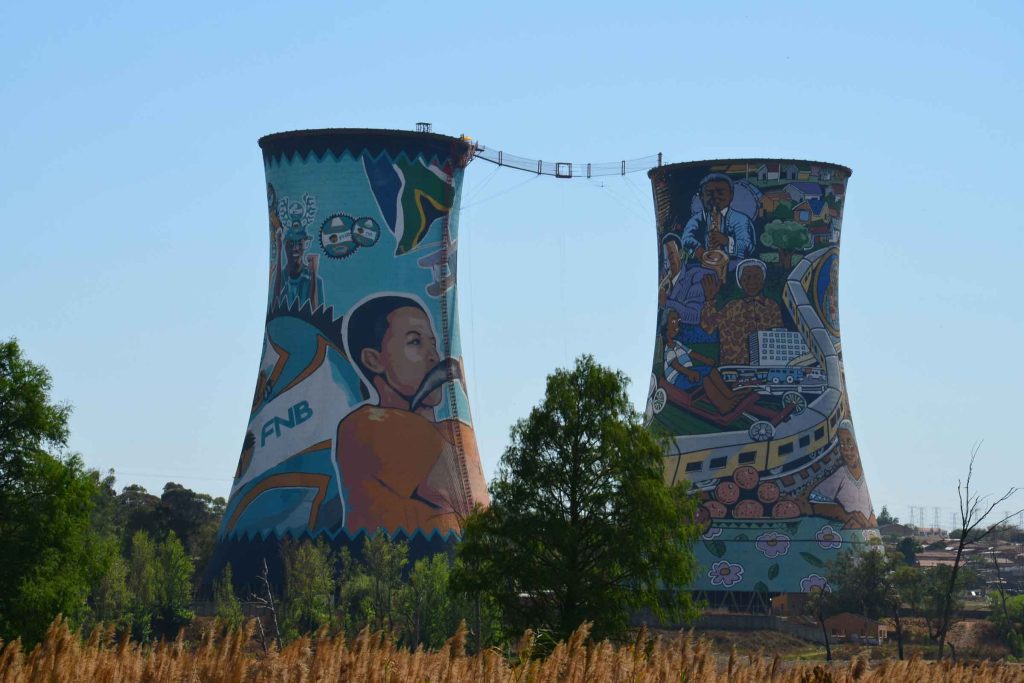 The Orlando Towers in Soweto.