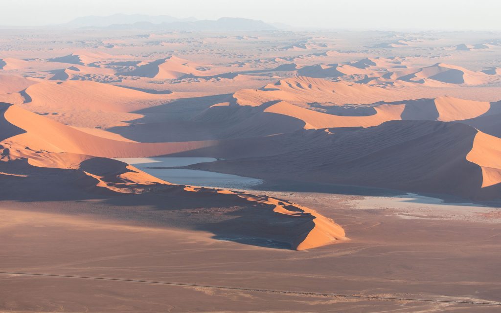 Aerial view of the Namib Desert | Photo credits: Moving Lens