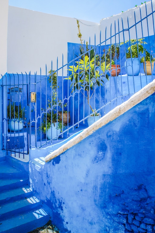 Stairs at Kasbah des Oudayas Rabat | Photo Credits - Sara Far Away (Sara Corder)