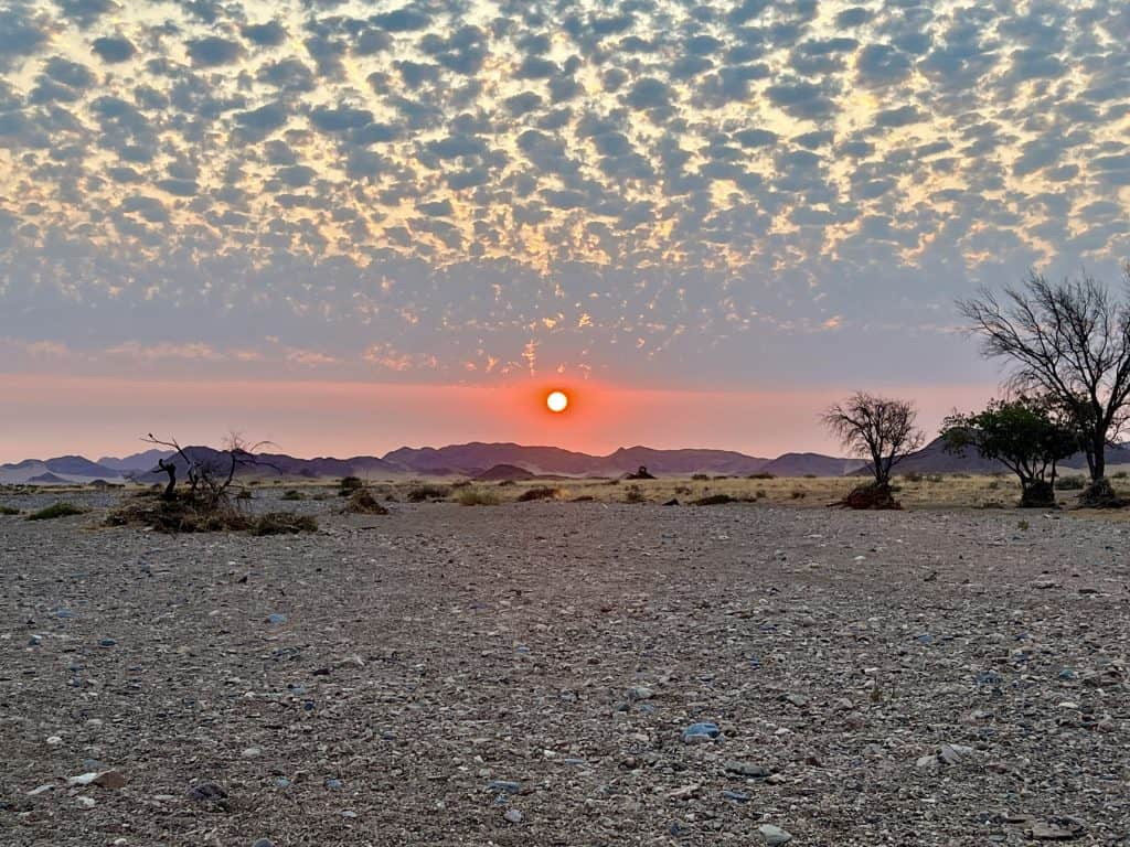 Sunset at Sossusvlei, Namibia | Photo Credits - Be - Lavie