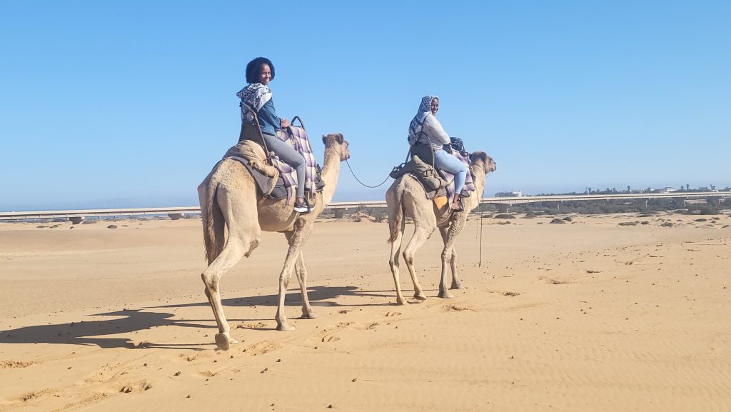 Camel ride in Namibia | Photo credits: Ilona Greef