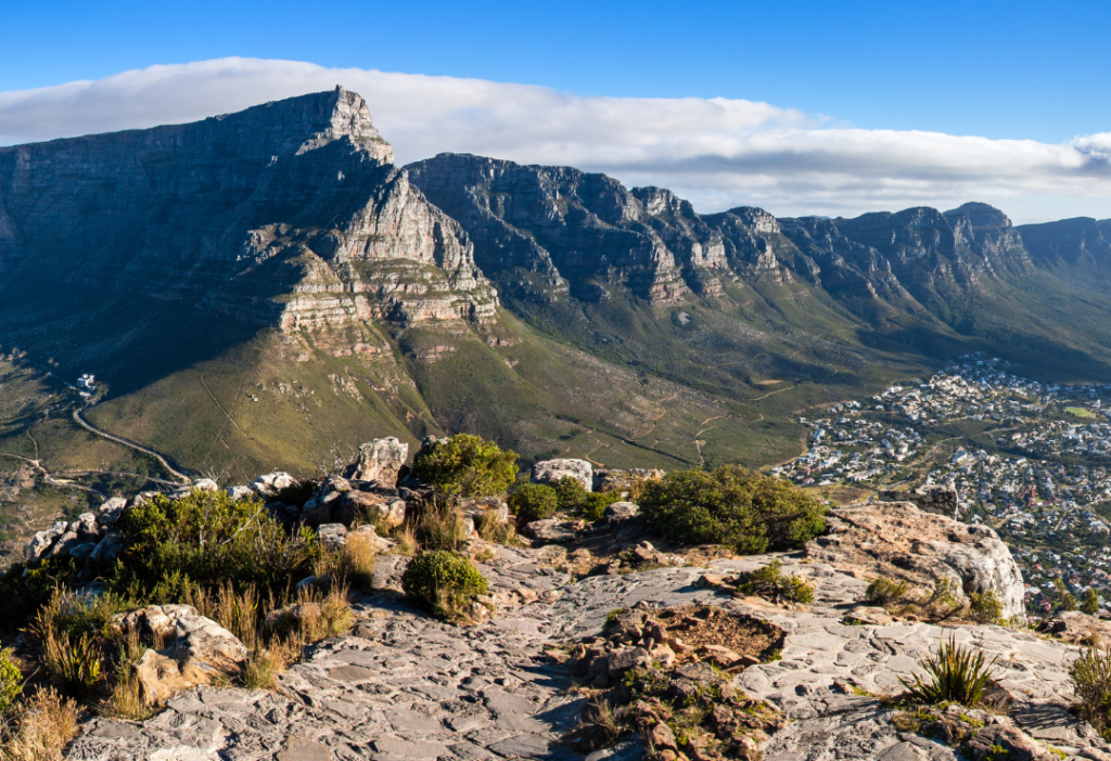 On top of Lion's Head Mountain, South Africa
