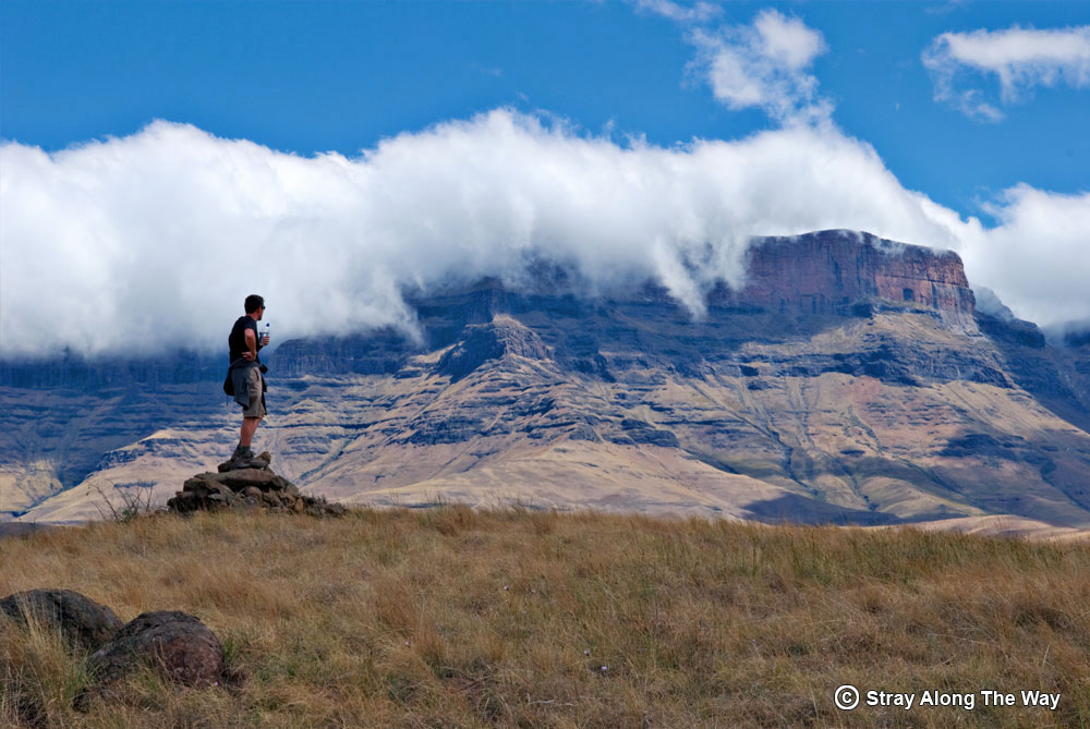 Hiking Giant's Castle in the Drakensberg, South Africa | Photo credit: Stray Along The Way
