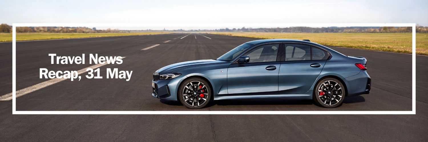 BMW 3 Series on a runway.