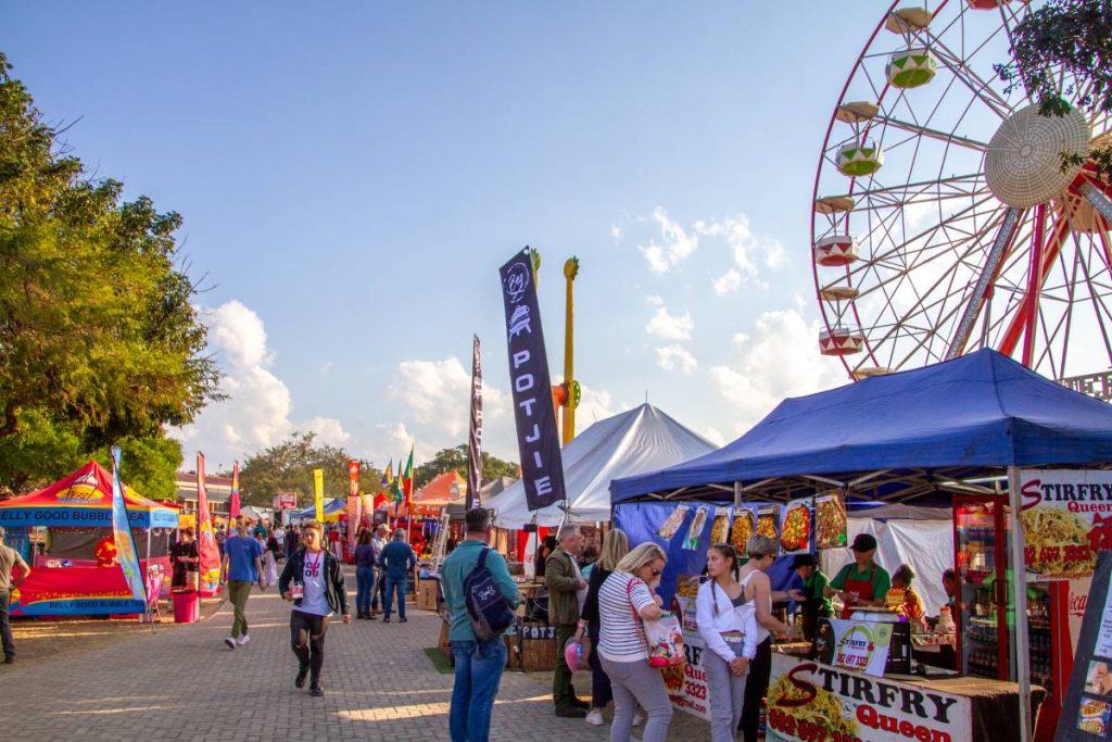 Food stalls at Innibos.