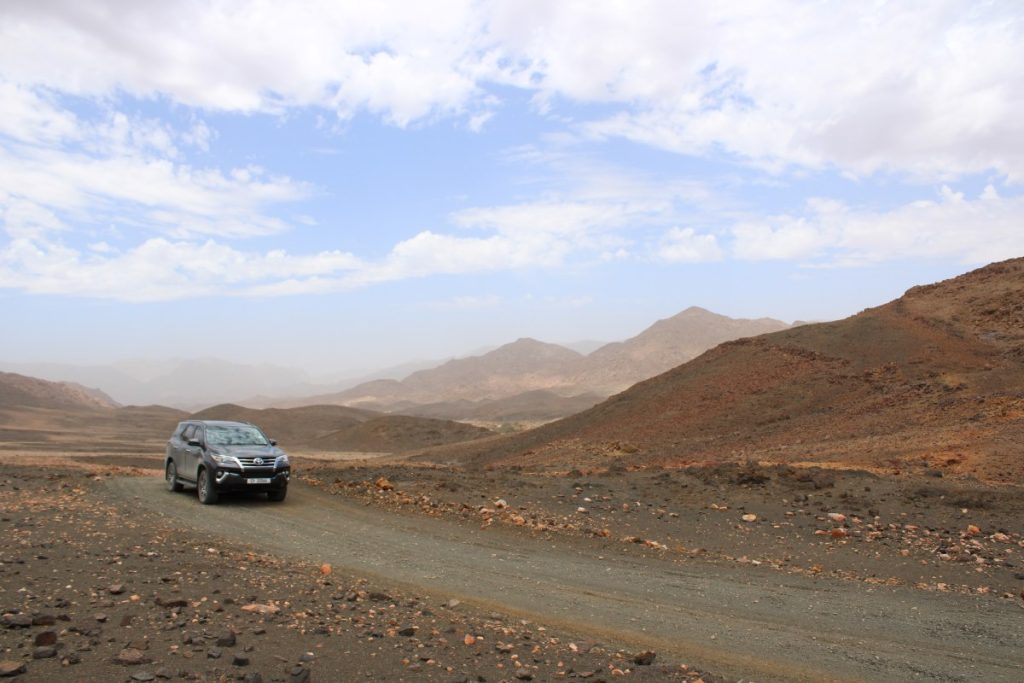 Driving through the Richtersveld.