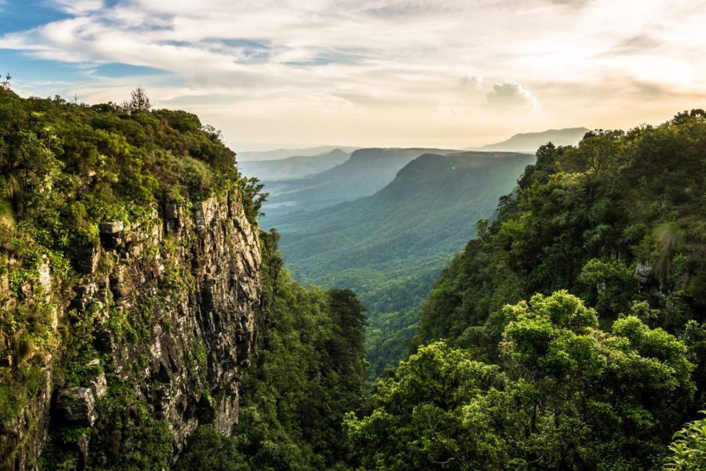 The view from God's Window in South Africa.