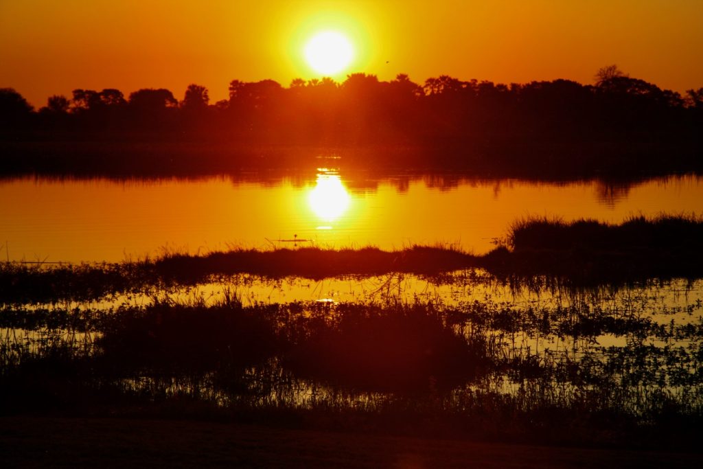 Thamalakane Sunset - TravelAfricaYourWay