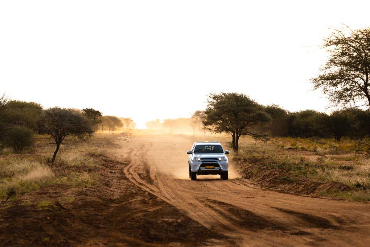 A 4x4 driving in Mpumalanga.