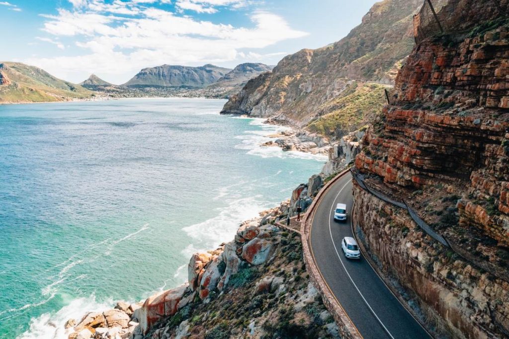 Chapman's Peak Drive in Cape Town.