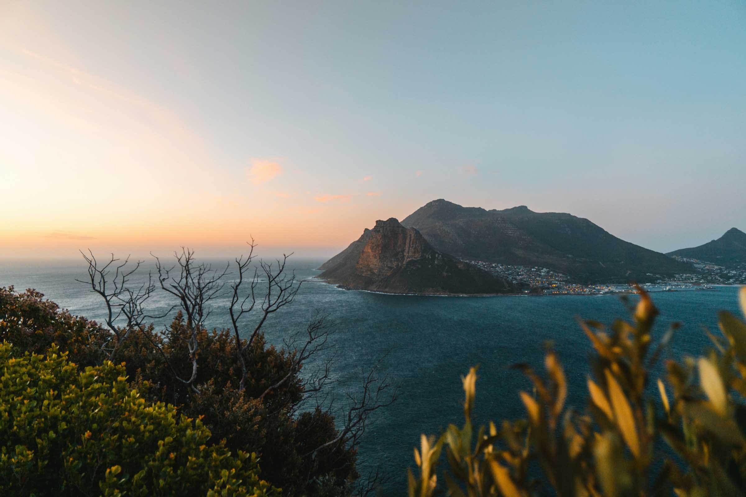 A view from Chapman's Peak in Cape Town.