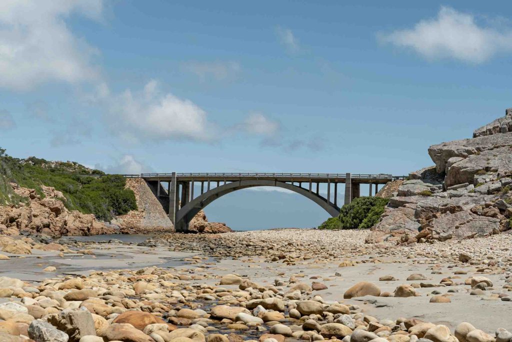 A bridge along Clarence Drive in Cape Town.