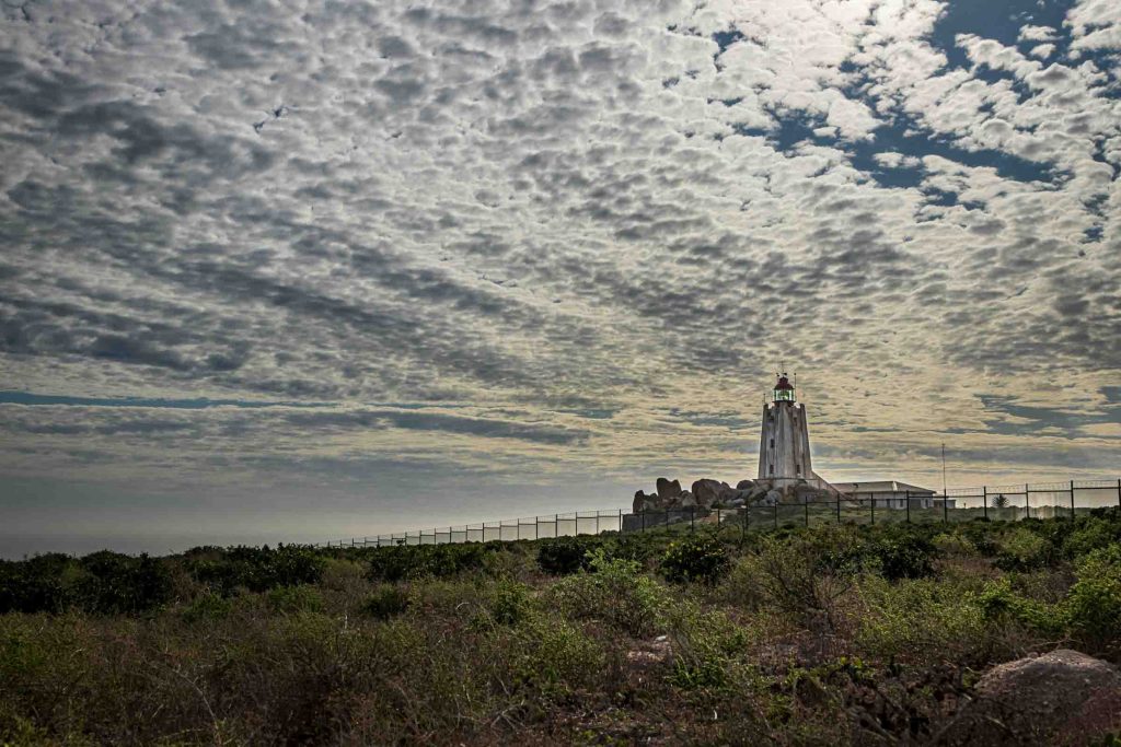 The lighthouse in Paternoster, South Africa.