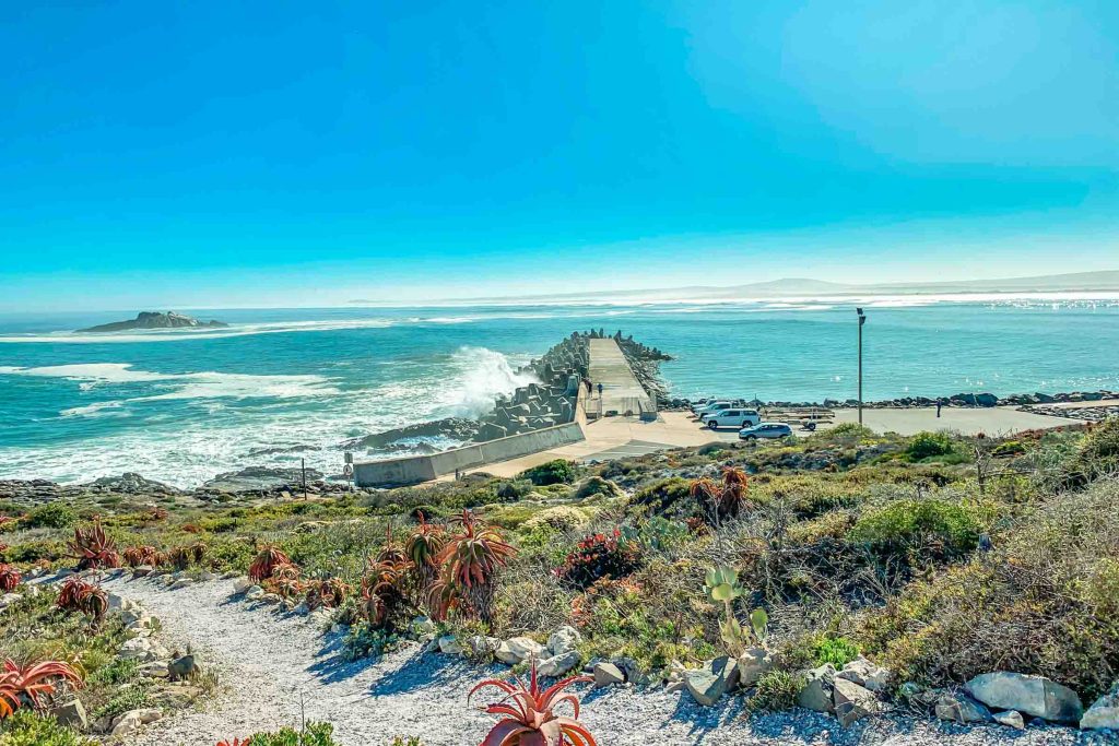 The beach in Yzerfontein, South Africa.