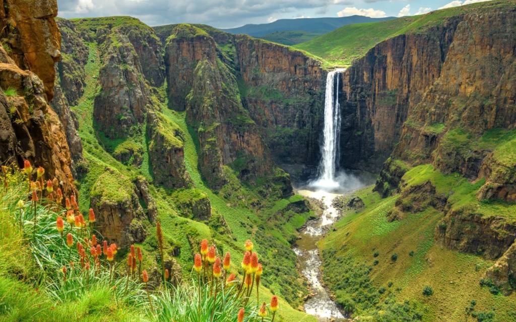 Maletsunyane Falls in Lesotho