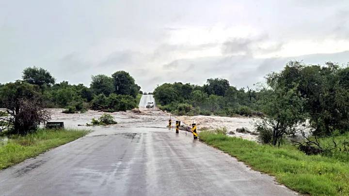 Flooding at the Kruger National Park on Sunday Jan 12 | Photo: Latest Sightings/ Renata Kretzmann via Daily Maverick