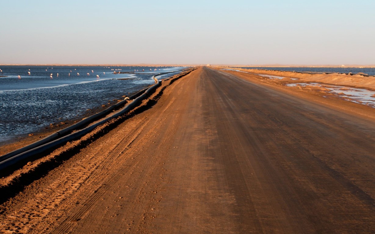 Zoutpannen, Walvis Bay Namibië | Foto: MikeLane45 via Getty