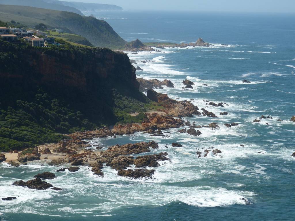A view of Knysna Heads along the Garden Route in South Africa.