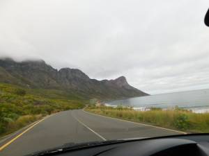 View of mountains on Clarence Drive