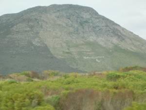 Mountain views from Gordon's Bay