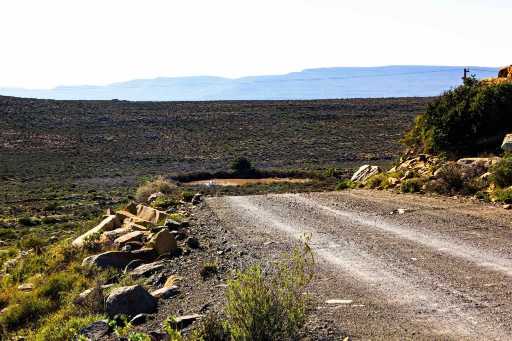 gravel road in South Africa