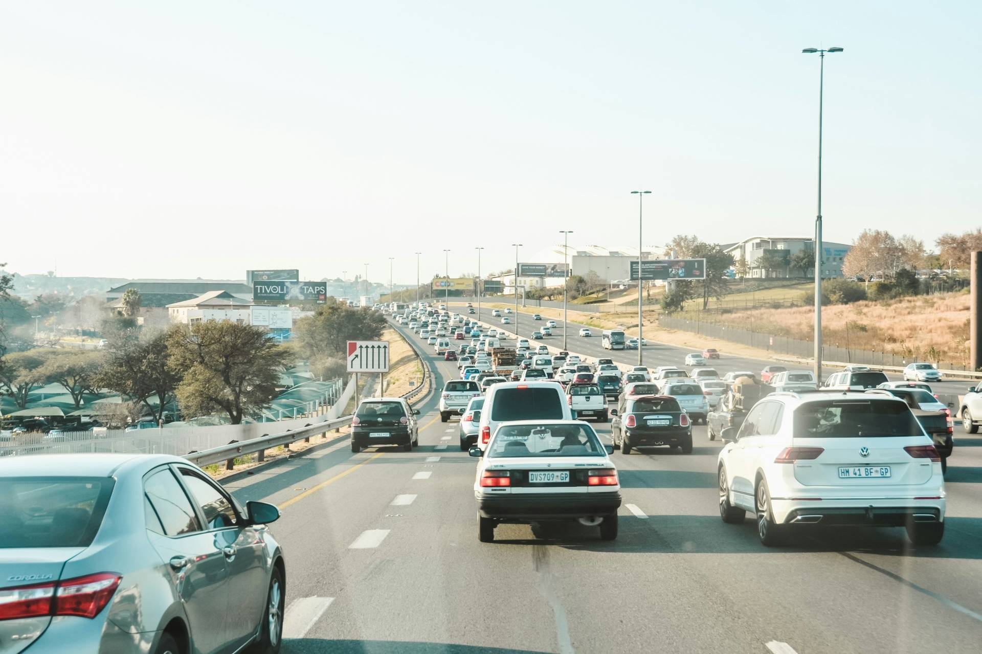 Traffic in South Africa during the December holidays