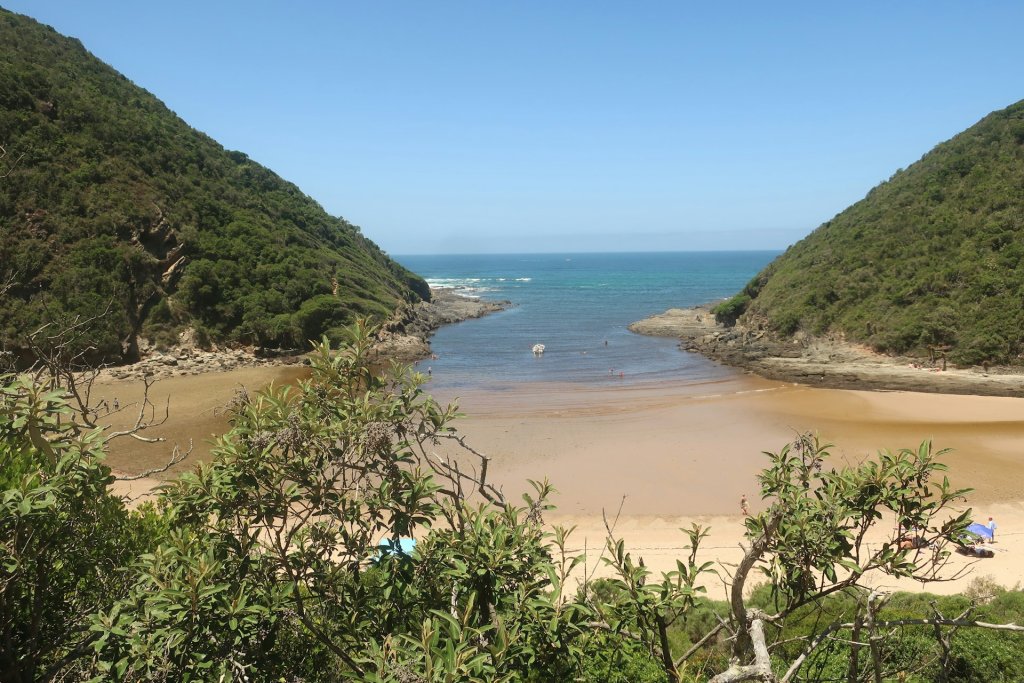 View of Nature Valley in the Garden Route National Park, South Africa.