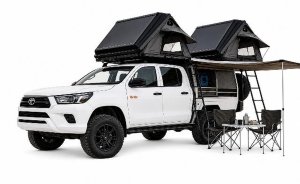 Toyota Hilux Double Cab Equipped Auto 4x4 Hard Shell Tents