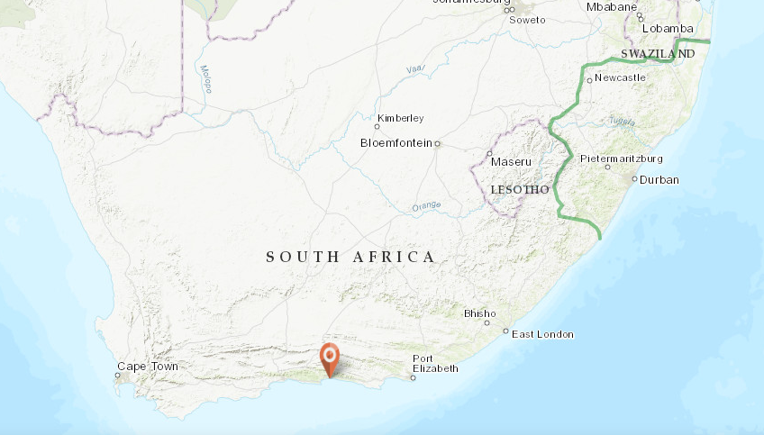 Map of Kwazulu-Natal