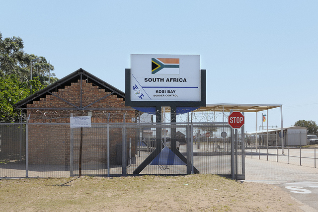 Border crossing in South Africa
