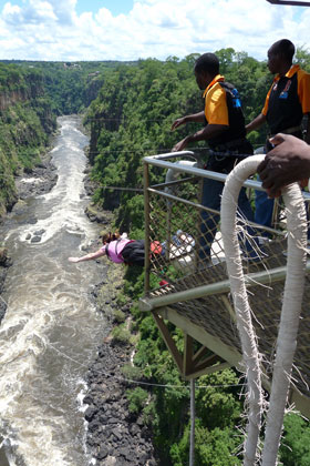 Bungee Jump from Zambezi Bridge