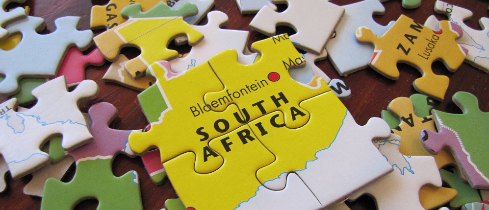 Jigsaw puzzle for kids of Africa