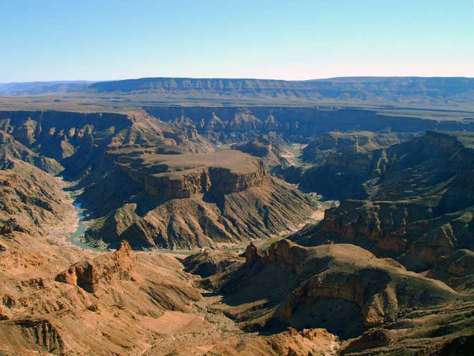 The Fish River Canyon is spectactular year-round