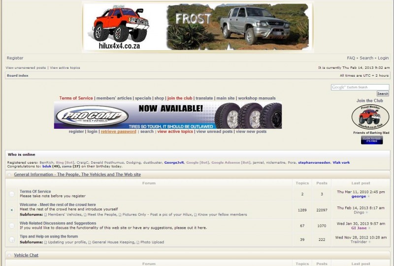 South African 4x4 forums - Hilux 4x4 Forum