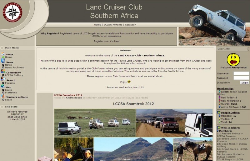 South African 4x4 forum - Land Cruiser Club Forum
